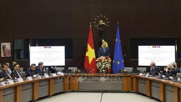 General Secretary, President To Lam's policy speech at Egmont Institute of Belgium