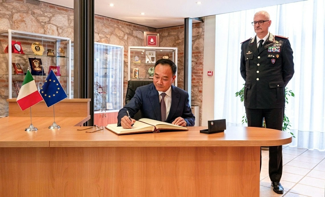 Deputy Minister of Public Security Pham The Tung visits Italy’s Centre of Excellence for Stability Police Units (CoESPU)