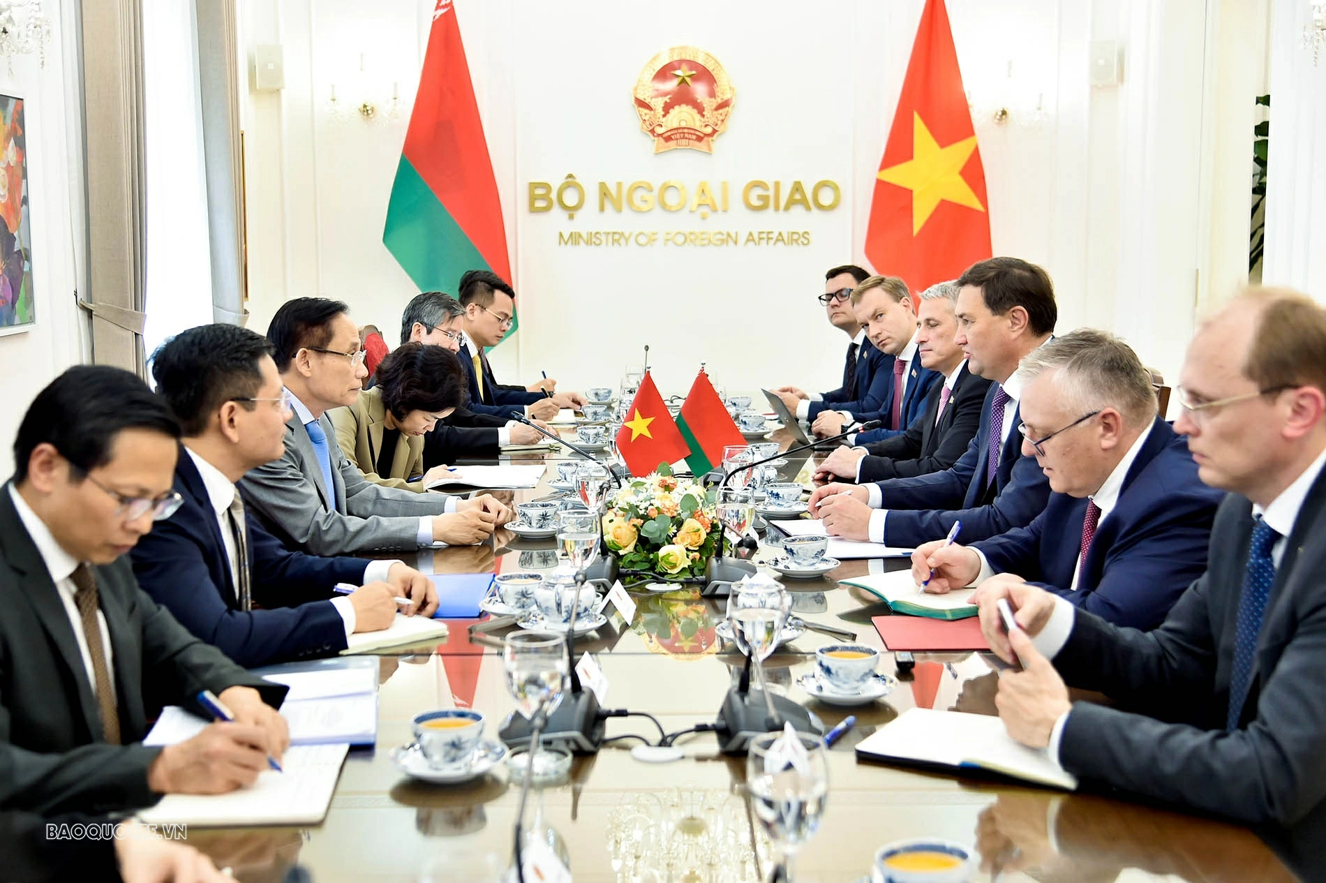 FM Le Hoai Trung, Belarusian counterpart Maxim Ryzhenkov hold talks to strengthen strategic partnership FM Le Hoai Trung, Belarusian counterpart Maxim Ryzhenkov hold talks to strengthen strategic partnership