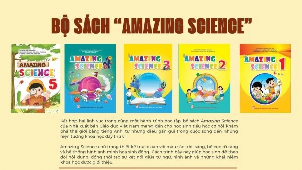 Book series Amazing Science: Sparking curiosity, learning English through scientific exploration