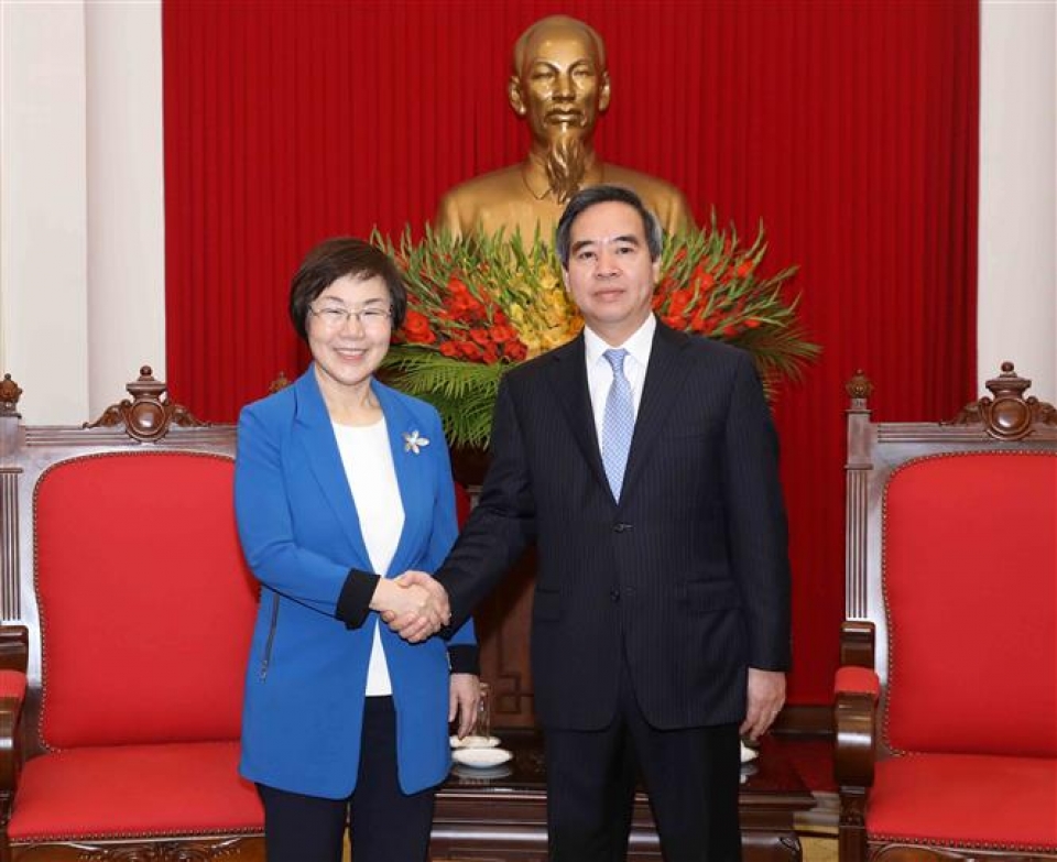 party official meets with koica president