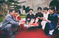 traditional tet rituals re enacted at thang long relic site