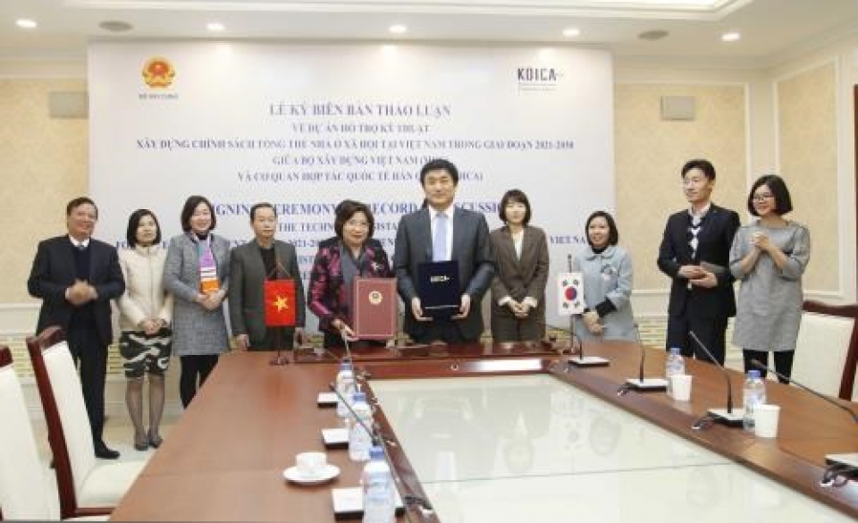 koica helps vietnam build social housing policy