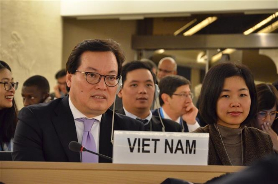 vietnam attends un human rights councils 37th session