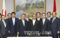 japanese pm pledges continued support for strong development in vn