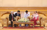 party chief praises establishment of myanmar vietnam friendship association