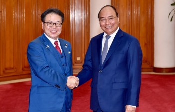 Prime Minister greets Japanese economy minister