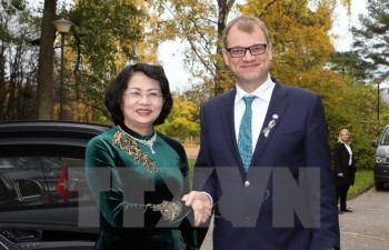 Finnish PM affirms wish to boost multi-dimensional ties with Vietnam
