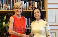 australian senate speaker delights at progress of ties with vietnam