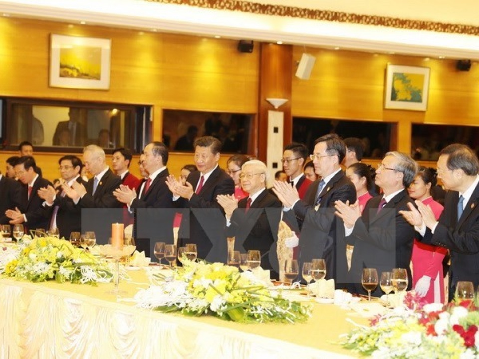 banquet welcomes chinese party general secretary xi jinping