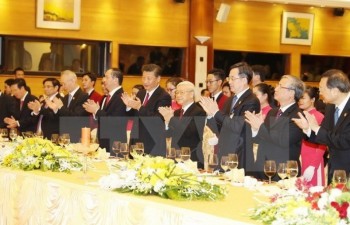 Banquet welcomes Chinese Party General Secretary Xi Jinping