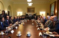 pm attends business roundtable in tokyo