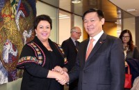 deputy prime minister vuong dinh hue visits switzerland