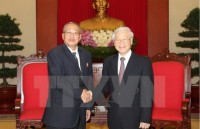 party leader nguyen phu trong on official visit to indonesia