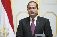 party leader receives egyptian president