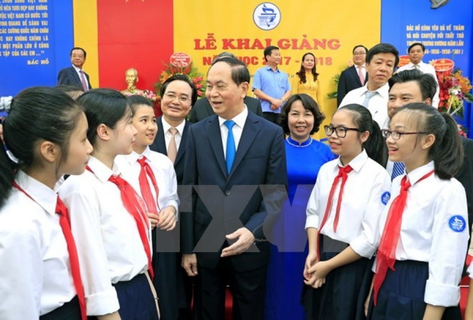 president affirms importance of education at school years beginning