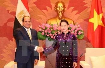 Top legislator hails relations with Egypt