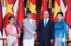 na chairwoman nguyen thi kim ngan visits 103 year old buddhist patriarch