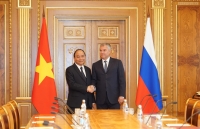 vietnamese russian leaders exchange greetings on friendship ties anniversary