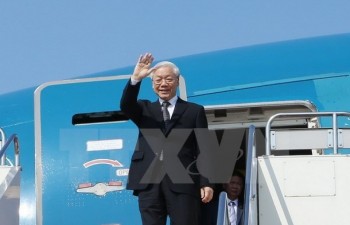 Party General Secretary leaves for State visit to Cambodia