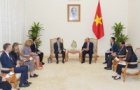 pm nguyen xuan phuc attends groundbreaking ceremony of smart city in busan