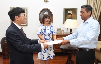Seychelles treasures ties with Vietnam: President Faure