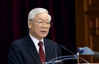 party chief nguyen phu trong elected as state president