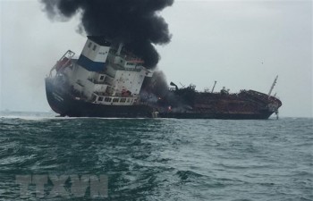 Vietnam oil tanker fire: Search, rescue efforts underway