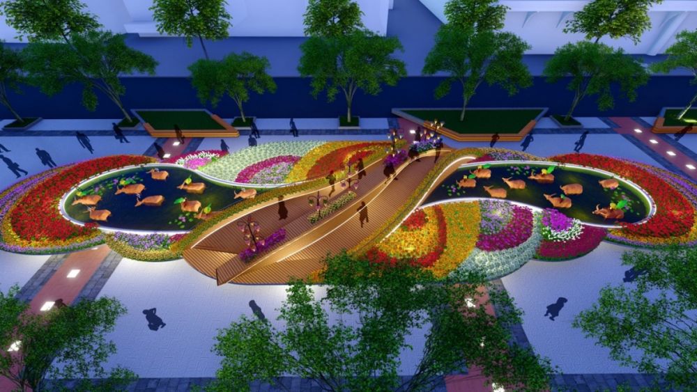 Ho Chi Minh City unveils draft design for 2021 Nguyen Hue Flower Street