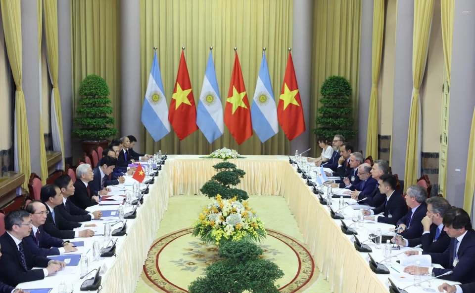 vietnam argentina to work towards strategic partnership