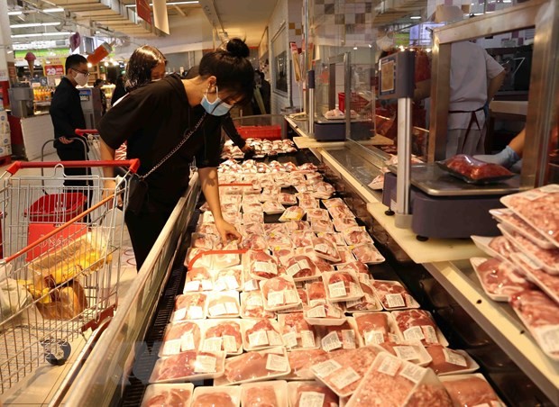 Vietnam imported more than 141,000 tonnes of pork worth 334.4 million USD in 2020. (Photo: VNA)