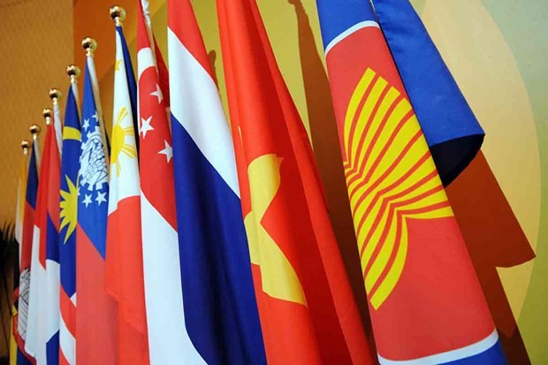 Flags of ASEAN and its member States (Source: AFP)