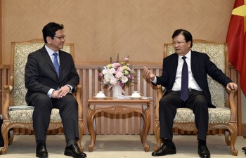 Deputy PM Trinh Dinh Dung receives Japanese guest