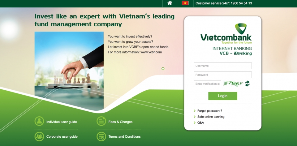vietcombank promoted qr code payment