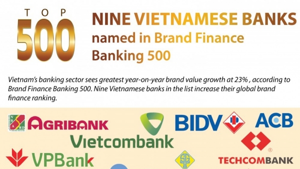 Nine Viet Nam banks named in Brand Finance Banking 500