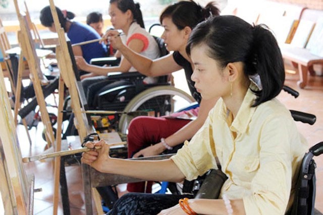 Some 20,000 disabled people receive vocational training each year