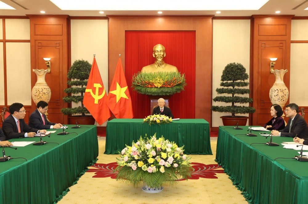 Viet Nam views Japan as strategic partner of leading importance: Top leader Nguyen Phu Trong