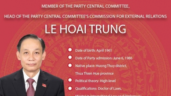 Information of New head of Party’s Commission for External Relations Le Hoai Trung