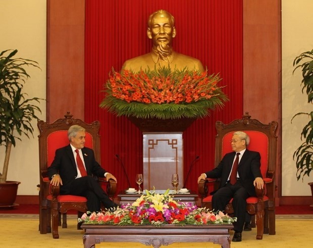Vietnamese, Chilean leaders exchange congratulatory messages