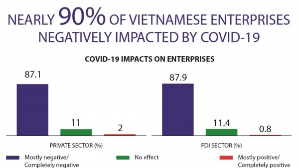 Nearly 90% of Viet Nam enterprises impacted by COVID-19