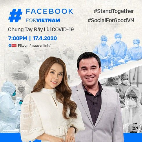 vietnamese celebrities to join facebook livestream for socialforgoodvn to fight covid 19