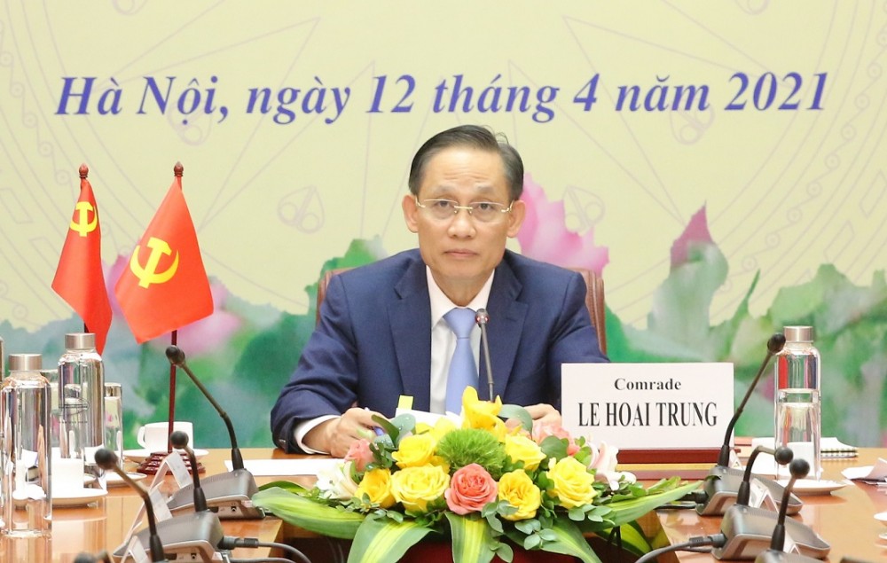 Teleconference informs outcomes of 13th CPV Congress to Chinese party