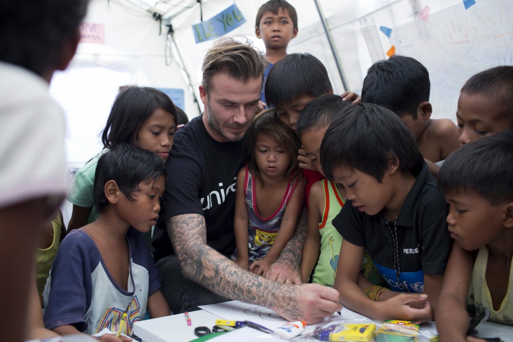 UNICEF Goodwill Ambassador David Beckham leads global vaccination drive during World Immunization Week