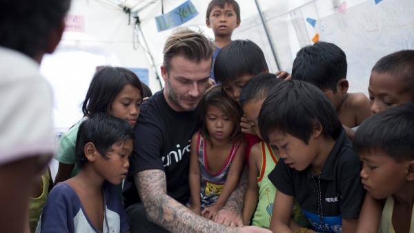 UNICEF Goodwill Ambassador David Beckham leads global vaccination drive during World Immunization Week