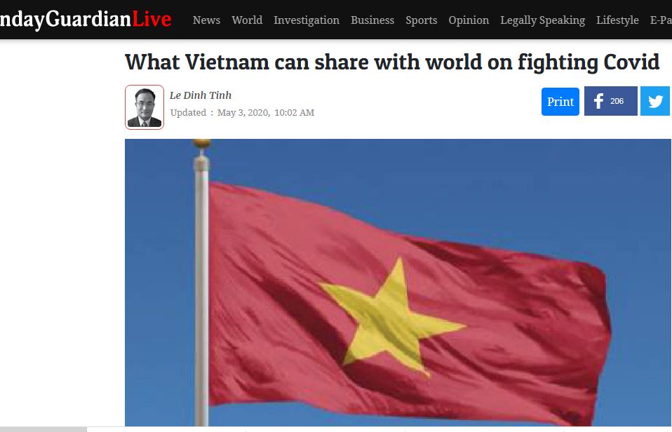vietnam has gone 35 days without new community infection of covid 19