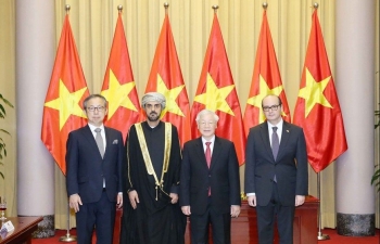 Envoys of Japan, Oman, Turkey present credentials to State President Nguyen Phu Trong