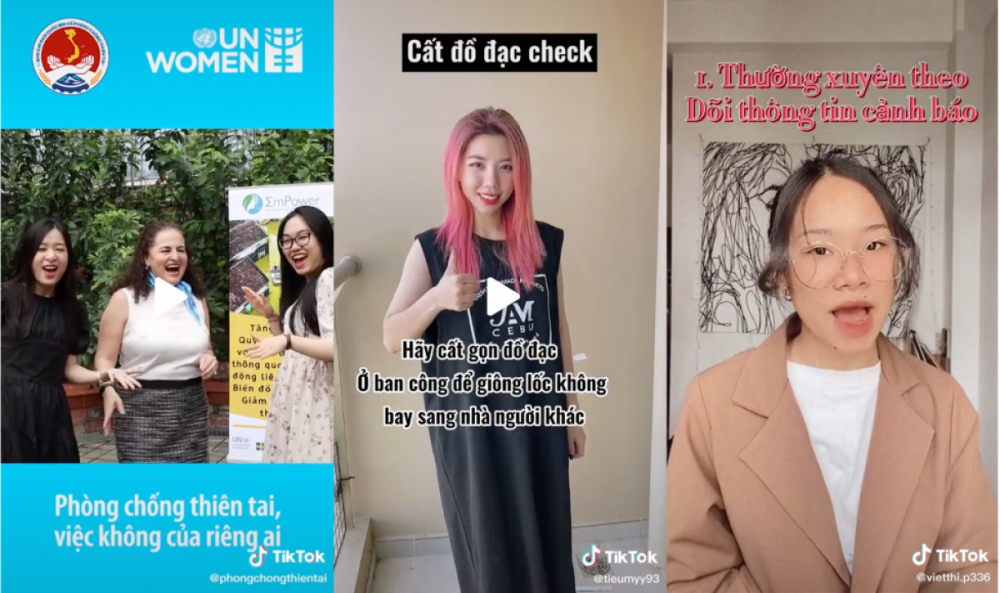 A contest to produce a video in response to climate change and other ecological disasters was launched on TikTok on May 11, with all people nationwide eligible to enter by simply using the hashtag #Phongchongthientai.