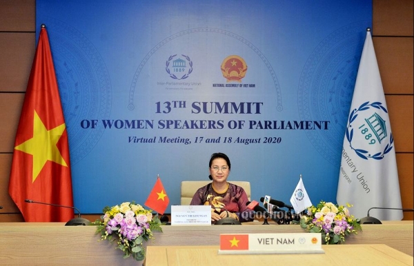 NA Chairwoman Nguyen Thi Kim Ngan attends 13th summit of world’s NA female heads