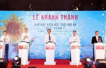 Another solar power plant inaugurated in Ninh Thuan
