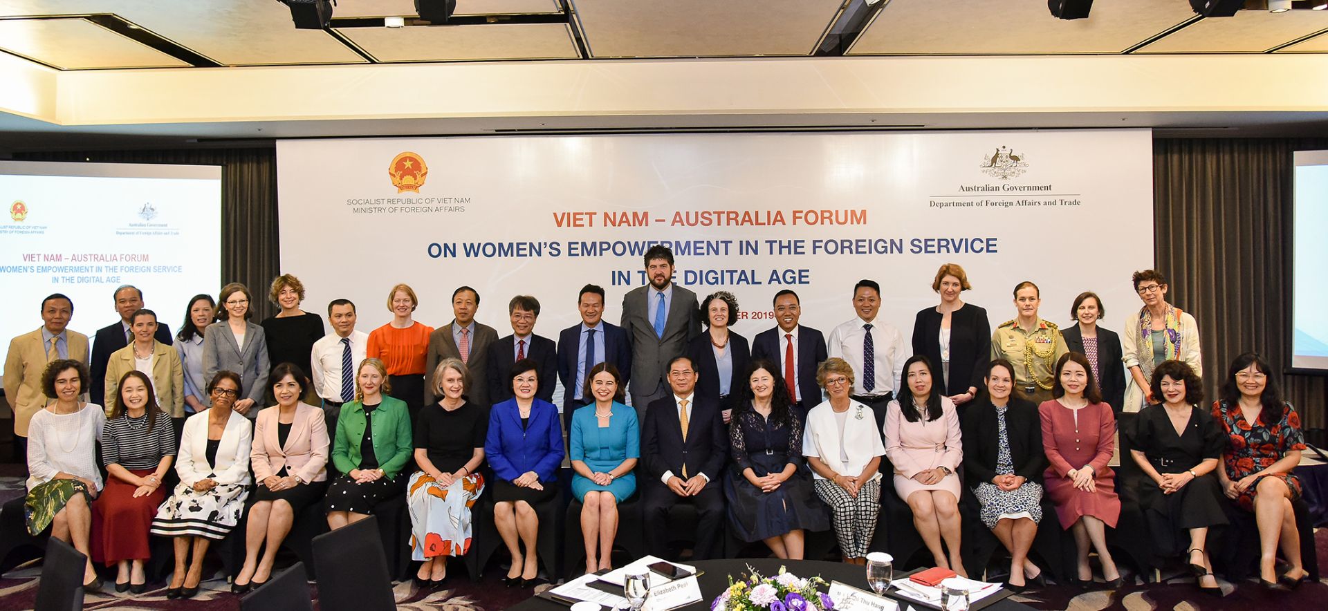 joint statement of vn australia forum on womens empowerment in the foreign service in the digital age